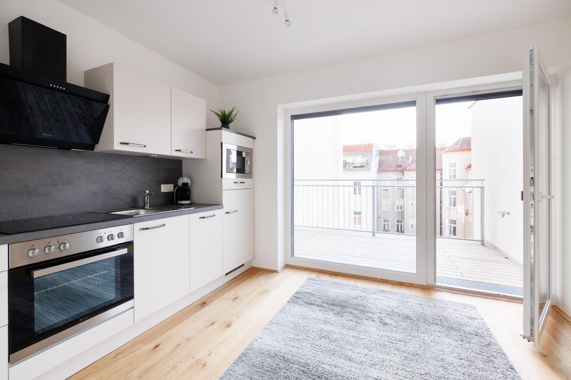 Symphony Apartments 42 - Modern Loft With Terrace And Grill In Central Location فيينا المظهر الخارجي الصورة